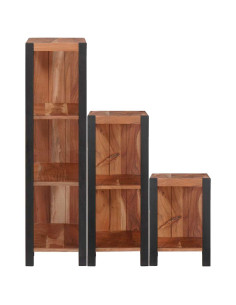 Libreria 3 pcs Marrone 50 x 30 x 110 cm