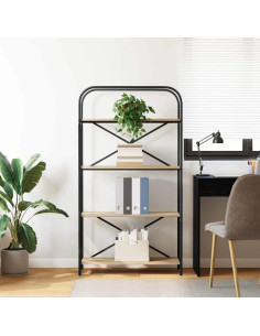 Libreria rovere sonoma 80 x 30 x 146 cm Legno multistrato