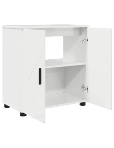 Set di mobili per il bagno 3 pcs Bianco lucido 61 x 35 x 64 cm