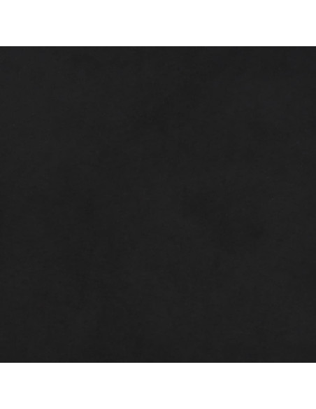 Panca Nera 70x35x41 cm in Microfibra