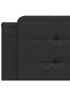 Cuscino Testiera Nero 193 cm in Similpelle