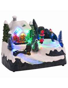 Decorazione Natalizia da Tavolo Multicolore 16 x 11.5 x 13 cm