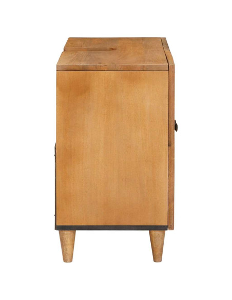 Mobile da Bagno con porta Marrone chiaro 62 x 33 x 58 cm