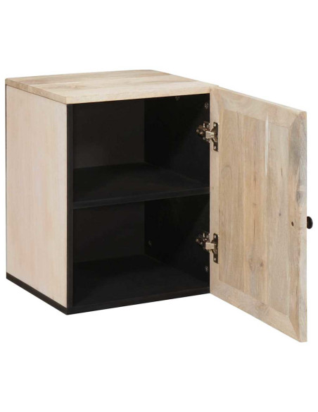 Mobile da Bagno Bianco 38 x 33.5 x 160 cm Legno Massiccio Mango