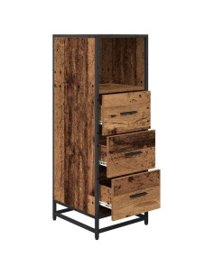 Mobile da Bagno con cassetto Legno vecchio 35 x 37.5 x 100 cm