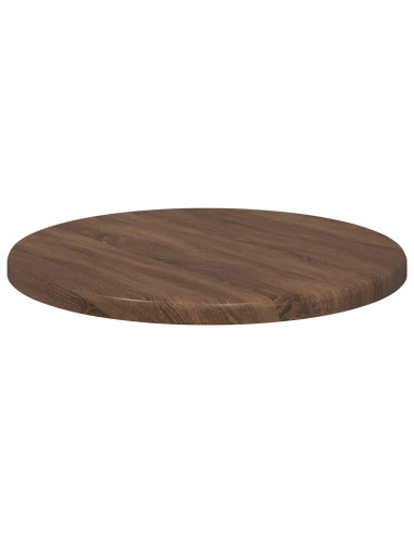 Piano del tavolo Rovere marrone Ø 30 x 1,5 cm Legno multistrato