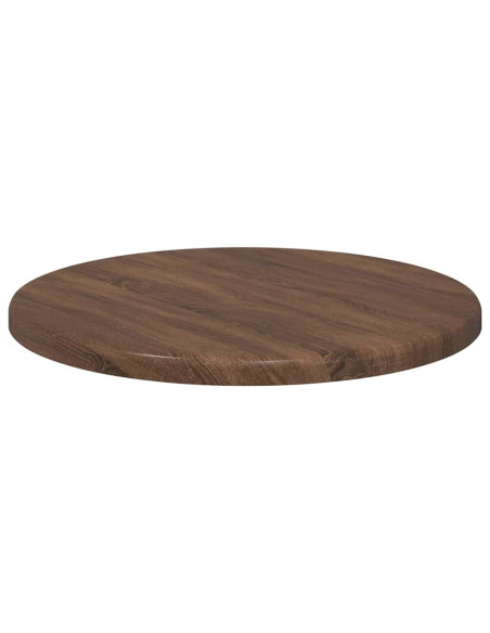 Piano del tavolo Rovere marrone Ø 30 x 1,5 cm Legno multistrato