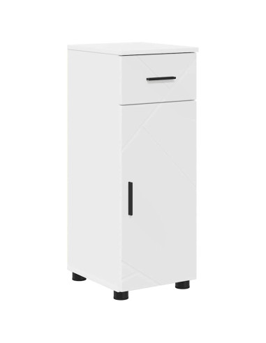 Set di mobili per il bagno con cassetto con porta 5 pcs Bianco