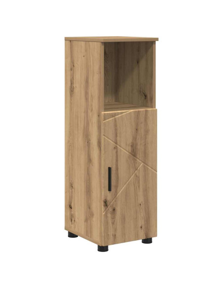 Set di mobili per il bagno con porta 5 pcs rovere artigianale
