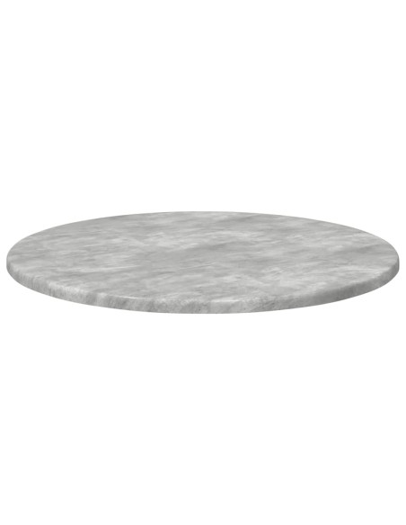 Piano del tavolo Grigio cemento Ø 50 x 1,5 cm Legno multistrato