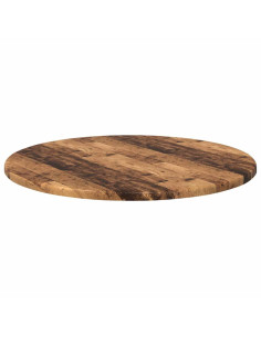 Piano del tavolo Legno vecchio Ø 50 x 1,5 cm Legno multistrato