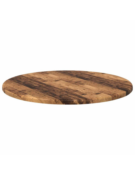 Piano del tavolo Legno vecchio Ø 50 x 1,5 cm Legno multistrato