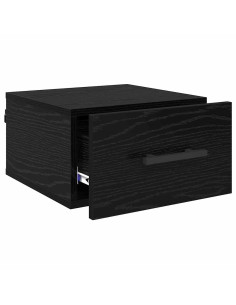 Armadio da Notte Rovere nero 35 x 35 x 20 cm Legno multistrato