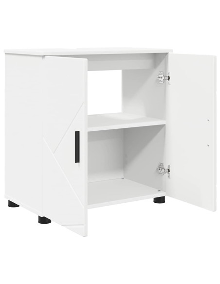 Set di mobili per il bagno 3 pcs Bianco 61 x 35 x 64 cm