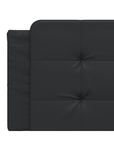 Cuscino Testiera Nero 152 cm in Similpelle