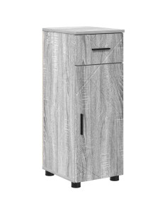 Set di mobili per il bagno 5 pcs Grigio sonoma 61 x 35 x 64 cm