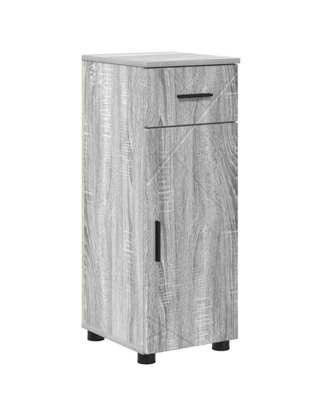 Set di mobili per il bagno 5 pcs Grigio sonoma 61 x 35 x 64 cm