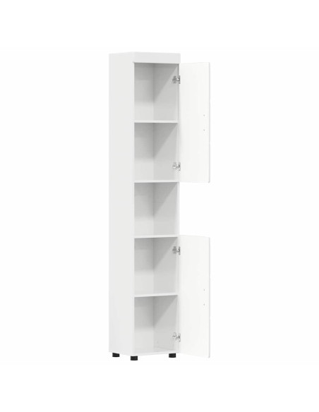 Mobile da Bagno TULUM Bianco lucido 37 x 31.5 x 203 cm