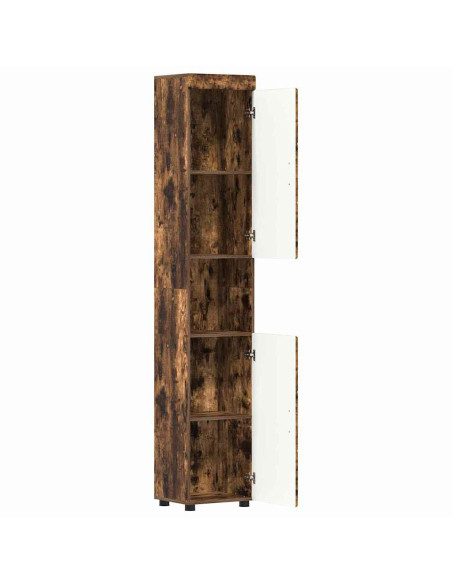 Mobile da Bagno con porta TULUM Rovere fumo 37 x 31.5 x 203 cm