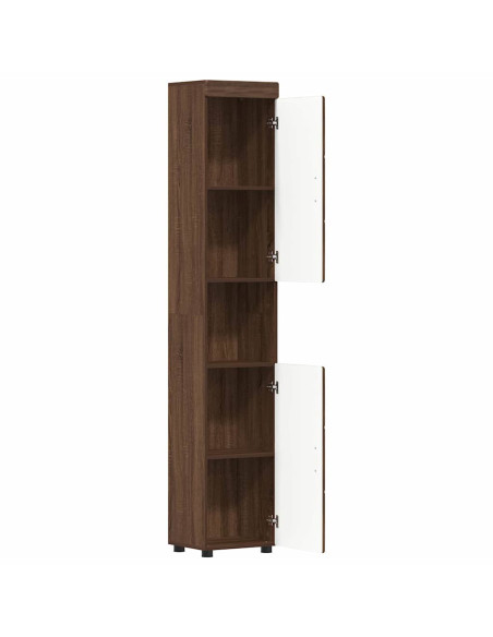 Mobile da Bagno TULUM Rovere marrone 37 x 31.5 x 203 cm