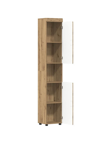 Set di Armadi da Bagno TULUM Rovere artigianale