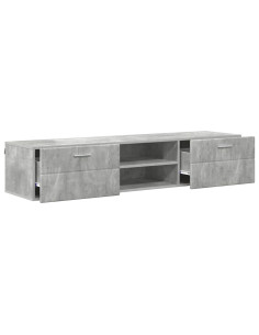 Mobile TV Bianco lucido 150 x 39 x 30 cm Legno multistrato