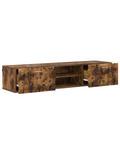 Mobile TV Rovere fumo 150 x 39 x 30 cm Legno multistrato