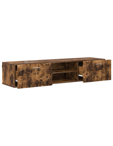 Mobile TV Rovere fumo 150 x 39 x 30 cm Legno multistrato
