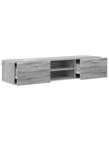 Mobile TV Grigio sonoma 150 x 39 x 30 cm Legno multistrato