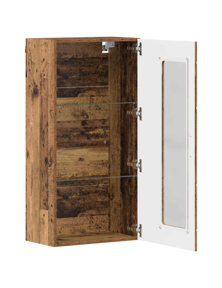Mobile a muro Legno vecchio 55 x 29 x 100 cm Legno multistrato