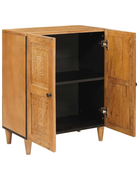 Credenza Marrone chiaro 60 x 33 x 75 cm legno massello di mango