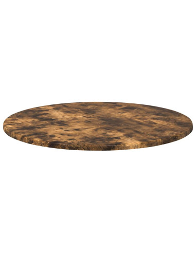 Piano del tavolo Rovere fumo Ø 60 x 1,5 cm Legno multistrato