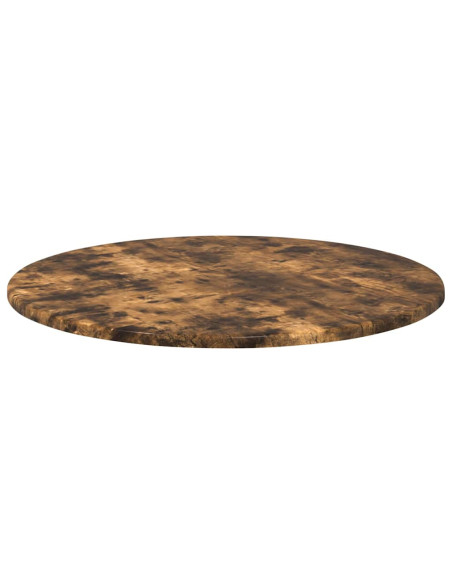 Piano del tavolo Rovere fumo Ø 60 x 1,5 cm Legno multistrato