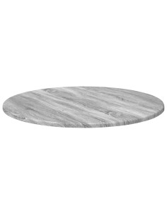 Piano del tavolo Grigio sonoma Ø 60 x 1,5 cm Legno multistrato