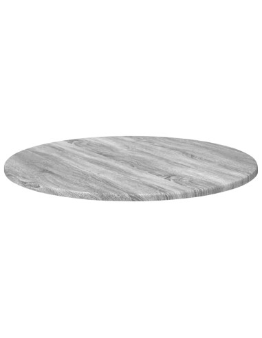 Piano del tavolo Grigio sonoma Ø 60 x 1,5 cm Legno multistrato