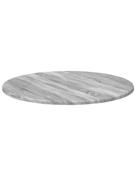 Piano del tavolo Grigio sonoma Ø 60 x 1,5 cm Legno multistrato