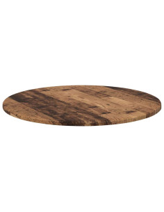 Piano del tavolo Legno vecchio Ø 60 x 1,5 cm Legno multistrato