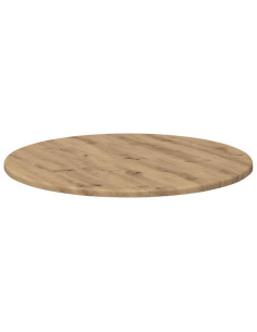 Piano del tavolo rovere artigianale Ø 60 x 1,5 cm