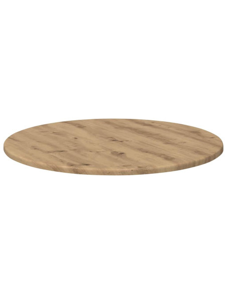Piano del tavolo rovere artigianale Ø 60 x 1,5 cm