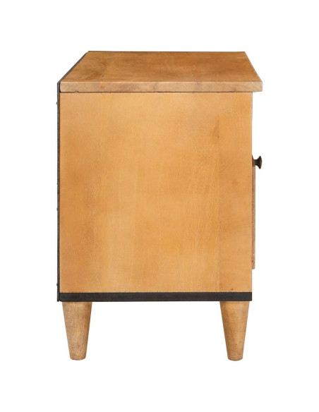 Mobile TV con cassetto Marrone chiaro 80 x 33 x 46 cm