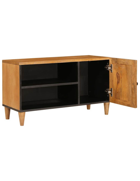 Mobile TV con lo scaffale Marrone chiaro 80 x 33 x 46 cm