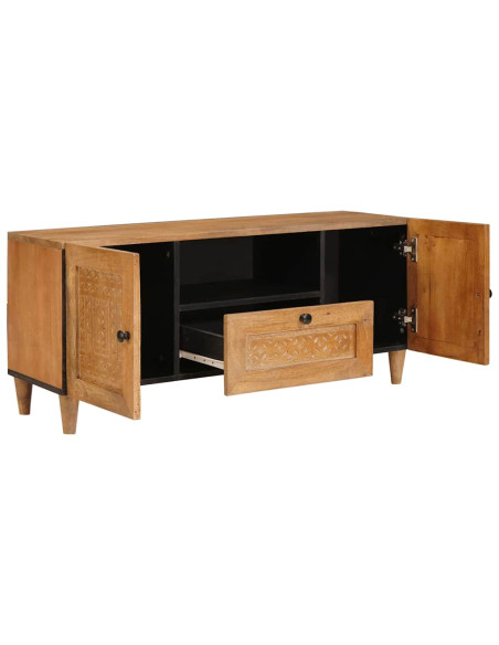 Mobile TV con cassetto Marrone chiaro 105 x 33 x 46 cm