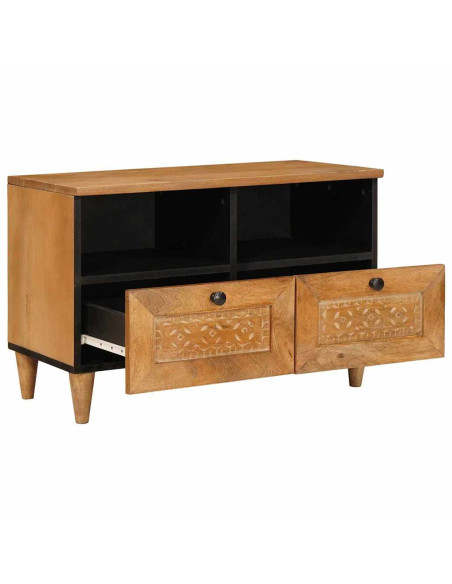 Mobile TV con cassetto Marrone chiaro 70 x 33 x 46 cm