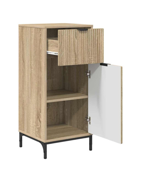 Mobile da Bagno con cassetto rovere sonoma 39.5 x 36 x 88 cm