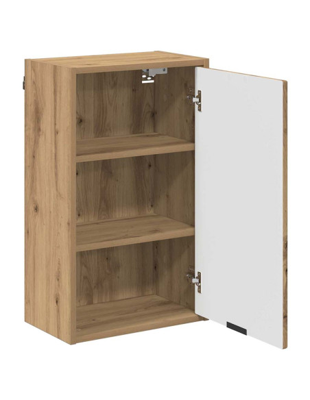 Mobile da Bagno con porta rovere artigianale 39 x 23.5 x 65 cm