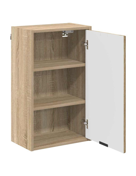 Mobile da Bagno con porta rovere sonoma 39 x 23.5 x 65 cm