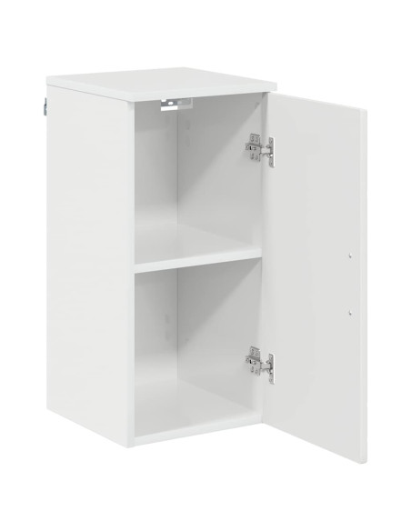 Mobile da Bagno con porta Bianco lucido 30 x 31.5 x 61 cm
