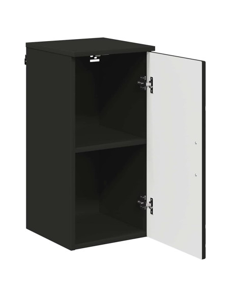 Mobile da Bagno Nero 30 x 31.5 x 61 cm Legno multistrato