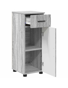 Mobile da Bagno Grigio sonoma 30 x 35 x 80 cm Legno multistrato
