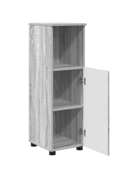 Mobile da Bagno Grigio sonoma 30 x 35 x 95 cm Legno multistrato